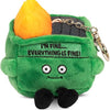 Punchkins - Bites I'm Fine Everything is Fine!! Dumpster Backpack Plushie