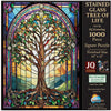 Sunsout 1000 pc Stained Glass Tree of Life Puzzle