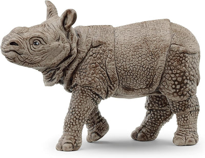 Schleich Baby Indian Rhinocerous Toy Figurine