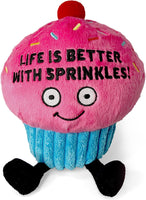 Punchkins Life is Better With Sprinkles Cupcake Plushie Meme