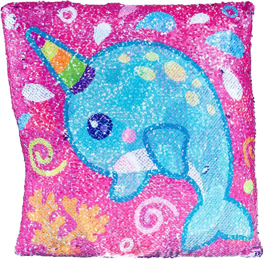 Mermaid / Narwhal Sequin Pillow