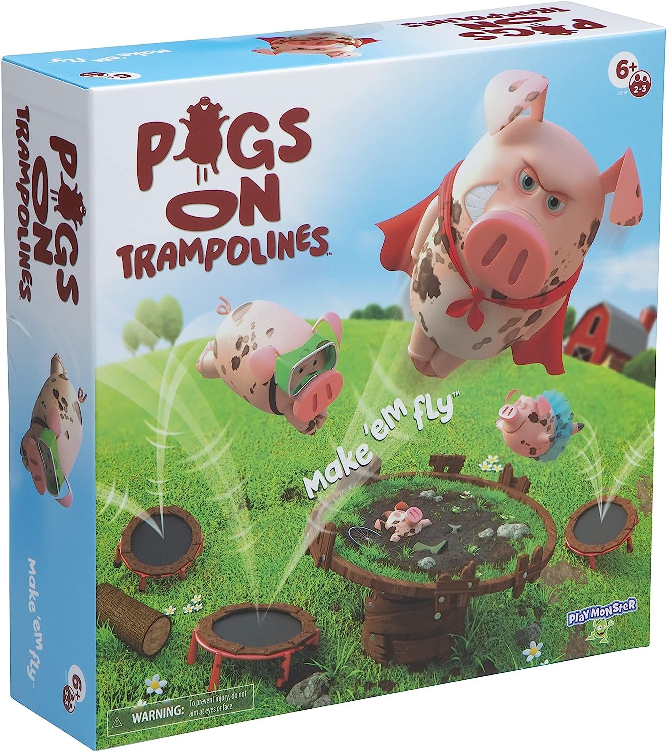 Pigs on Trampolines Game