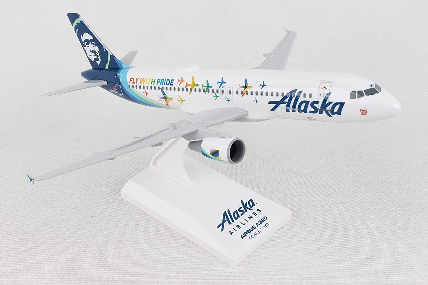 Daron Skymarks Alaska A320 Fly with Pride 1/150