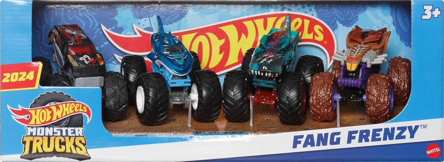 Mattel Hot Wheels Monster Trucks 4PK  Fang Frenzy