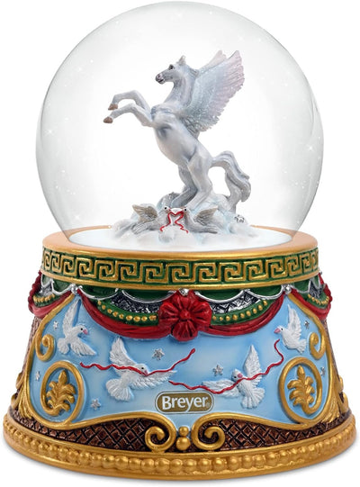 Breyer 2022 Holiday Collection Breyer Horses Musical Snow Globe Holiday Flight