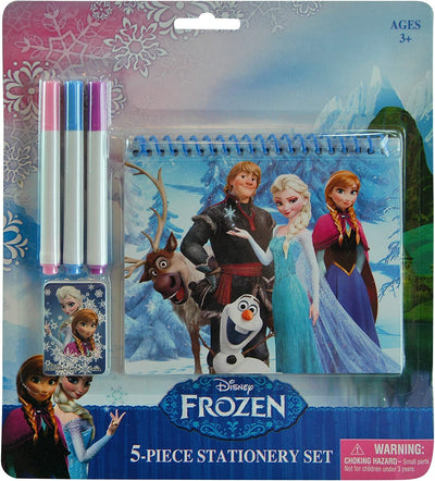 Disney's Frozen 5 Piece Stationary Set