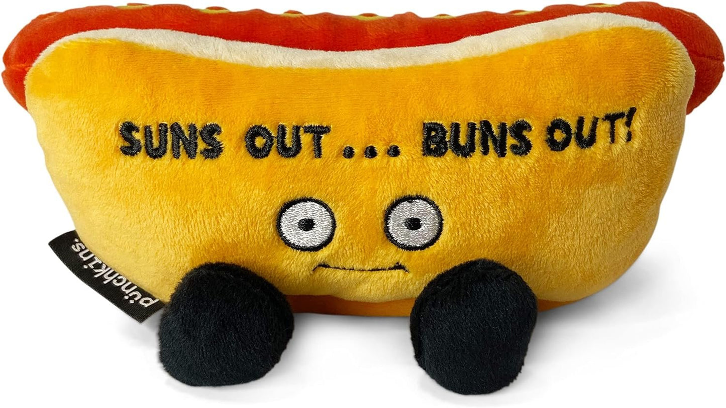 Punchkins - "Suns Out Buns Out" Meme Plushie Hot Dog