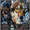 Sunsout 1000 pc Stained Glass Wolves Puzzle