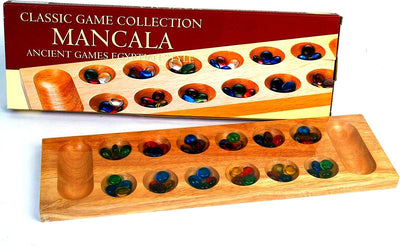 Classic Games Mancala w/glass beads