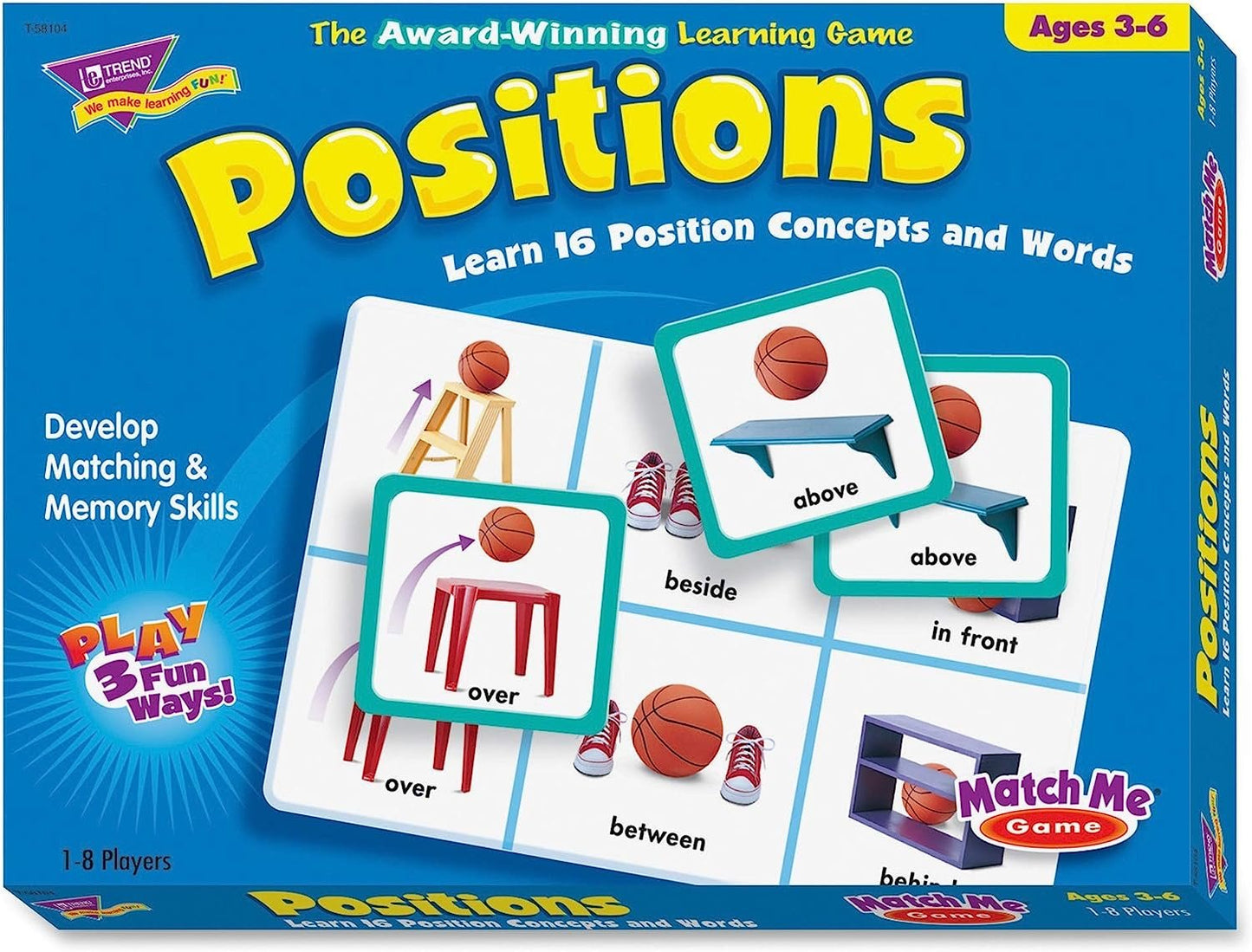 Trend Enterprises Match Me Positions Game