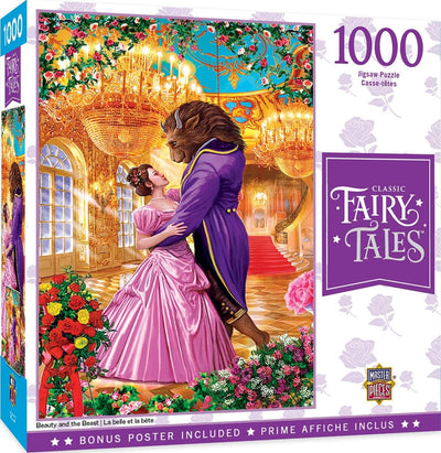 Master Pieces Fairy Tale Classics Beauty and the Beast 1000 Pc Puzzle