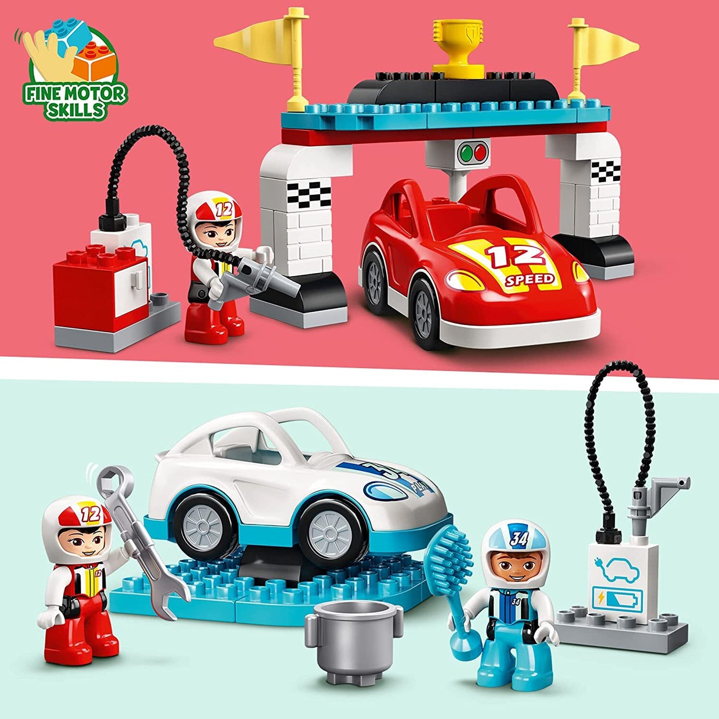 LEGO DUPLO Town Race Cars 10947 Cool Car-Race