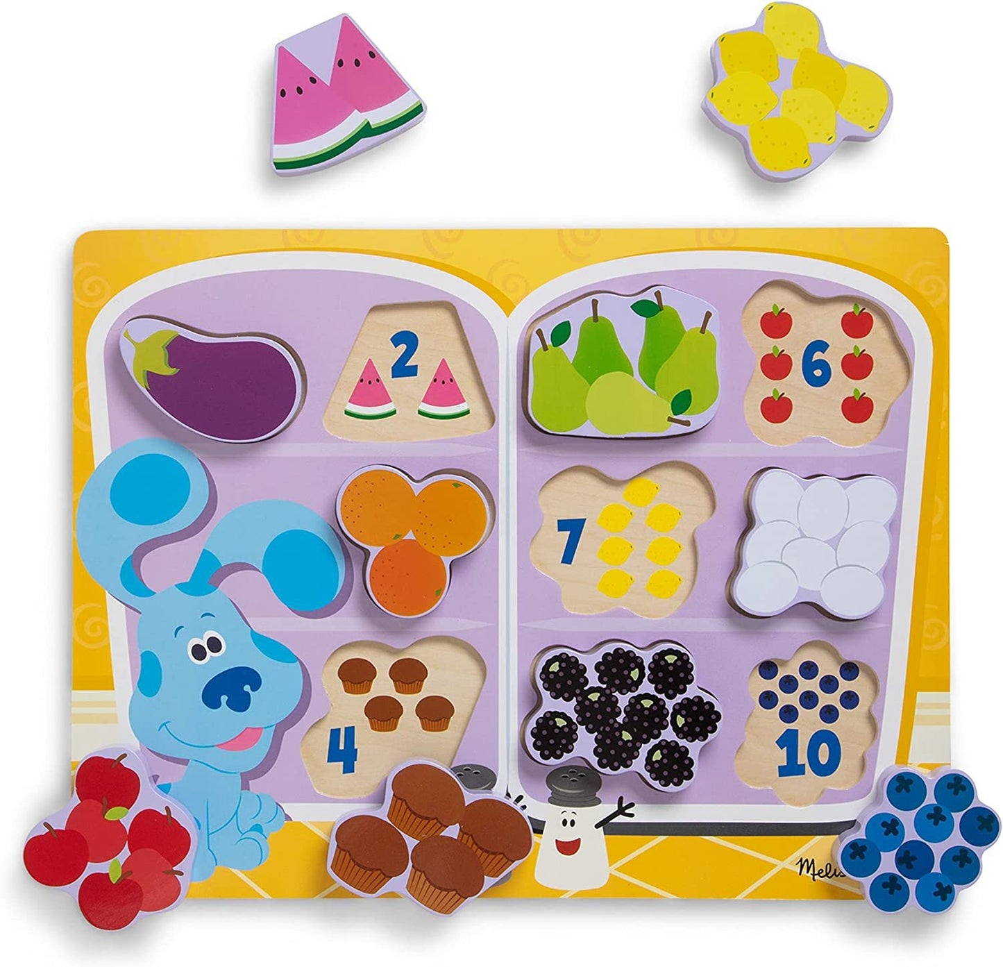 Blues Clues Chunky Wood Puzzle 10pc