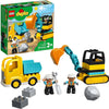 LEGO DUPLO Construction Truck & Tracked Excavator 10931