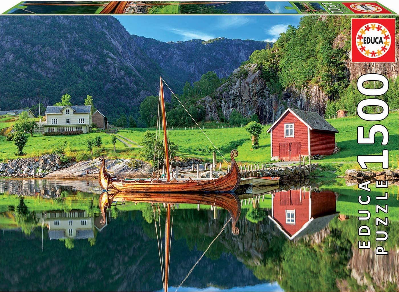 Educa 1500pc Viking Ship Jigsaw Puzzle