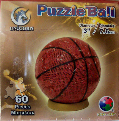 Unicorn 8 Ball Puzzle Ball (60 Piece) or Basketball
