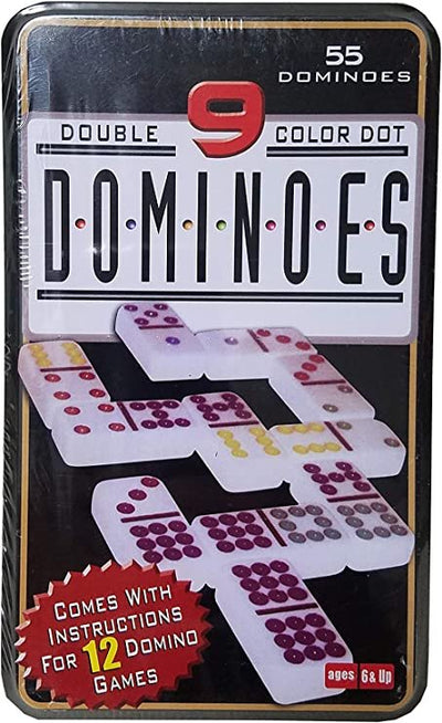 Hansen Double 9 Color Dot Dominoes