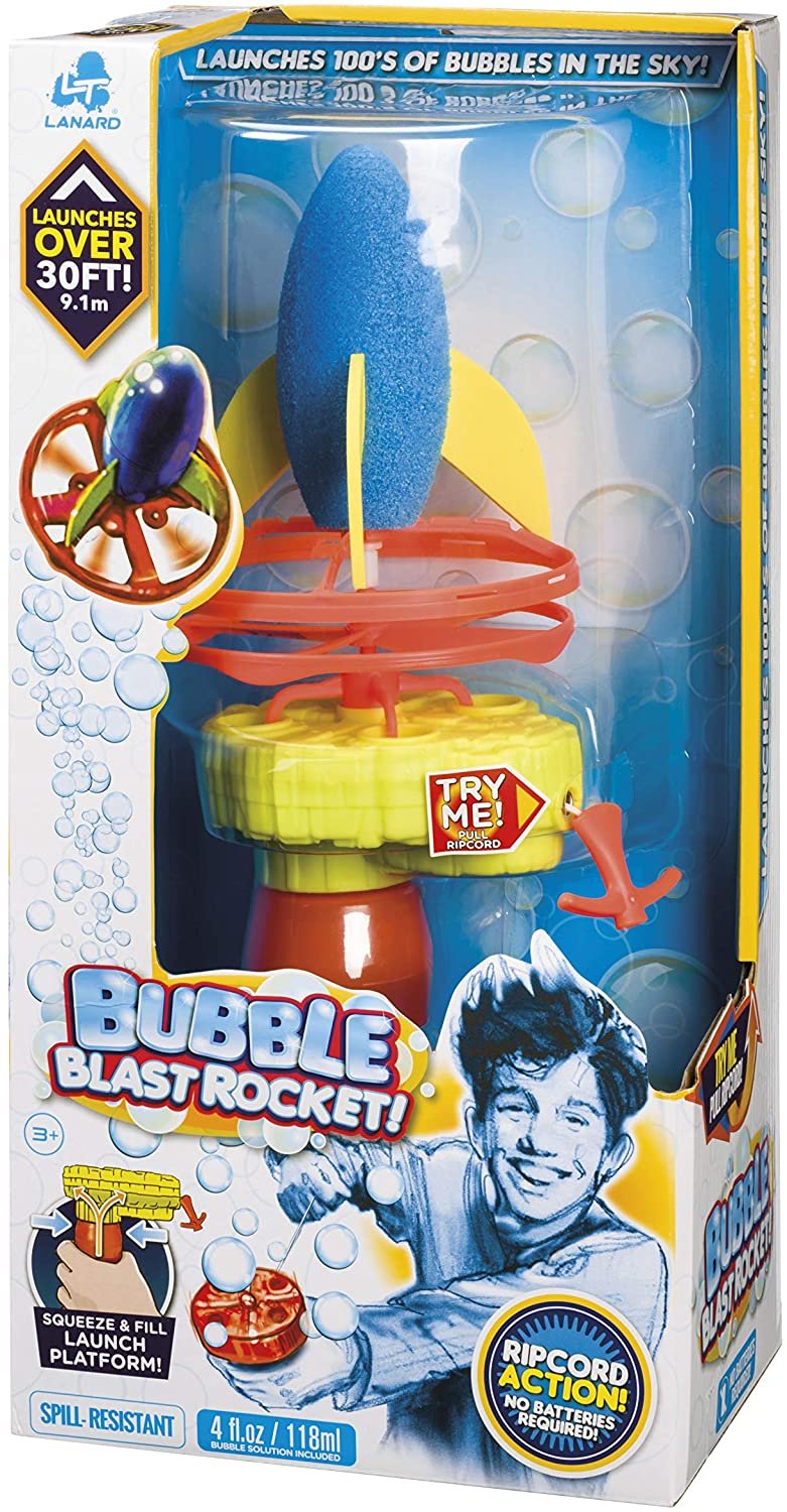 Lanyard Bubble Blast Rocket