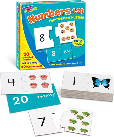Trend Fun To Know Puzzles Easy Numbers 1-20