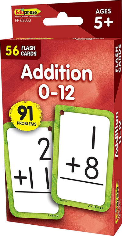 Edupress Flash Cards Addition 0-12