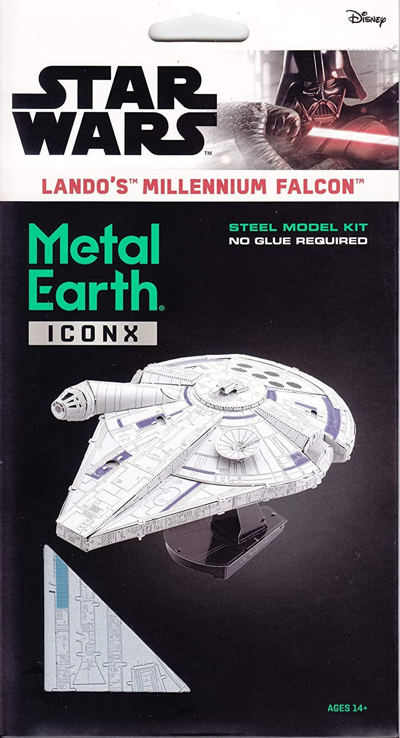 Fascinations ICONX Star Wars Solo Lando's Millennium Falcon 3D Metal Model Kit