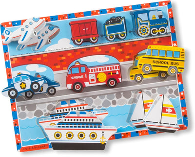 Melissa & Doug Chunky Puzzles-  Transportation