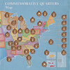 National parks Commemorative Quarters Collectors Map 2010-2021