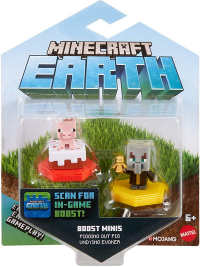 Minecraft Boost Mini Fig 2-Pack 6 | Pigging Out Pig & Undying Evoker