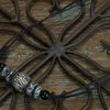 Creations Wood Zebra Cord Necklace