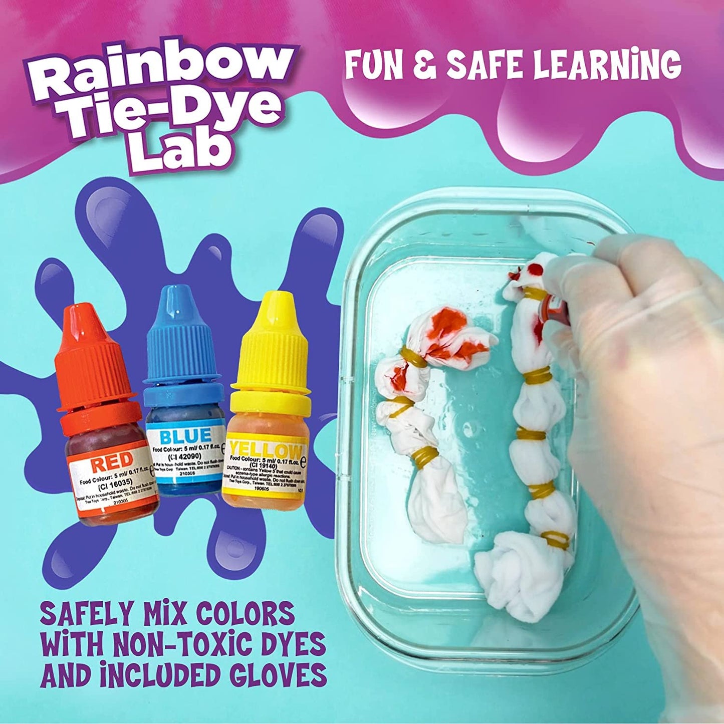 Thames & Kosmos Ooze Labs Rainbow Tie- Dye Lab