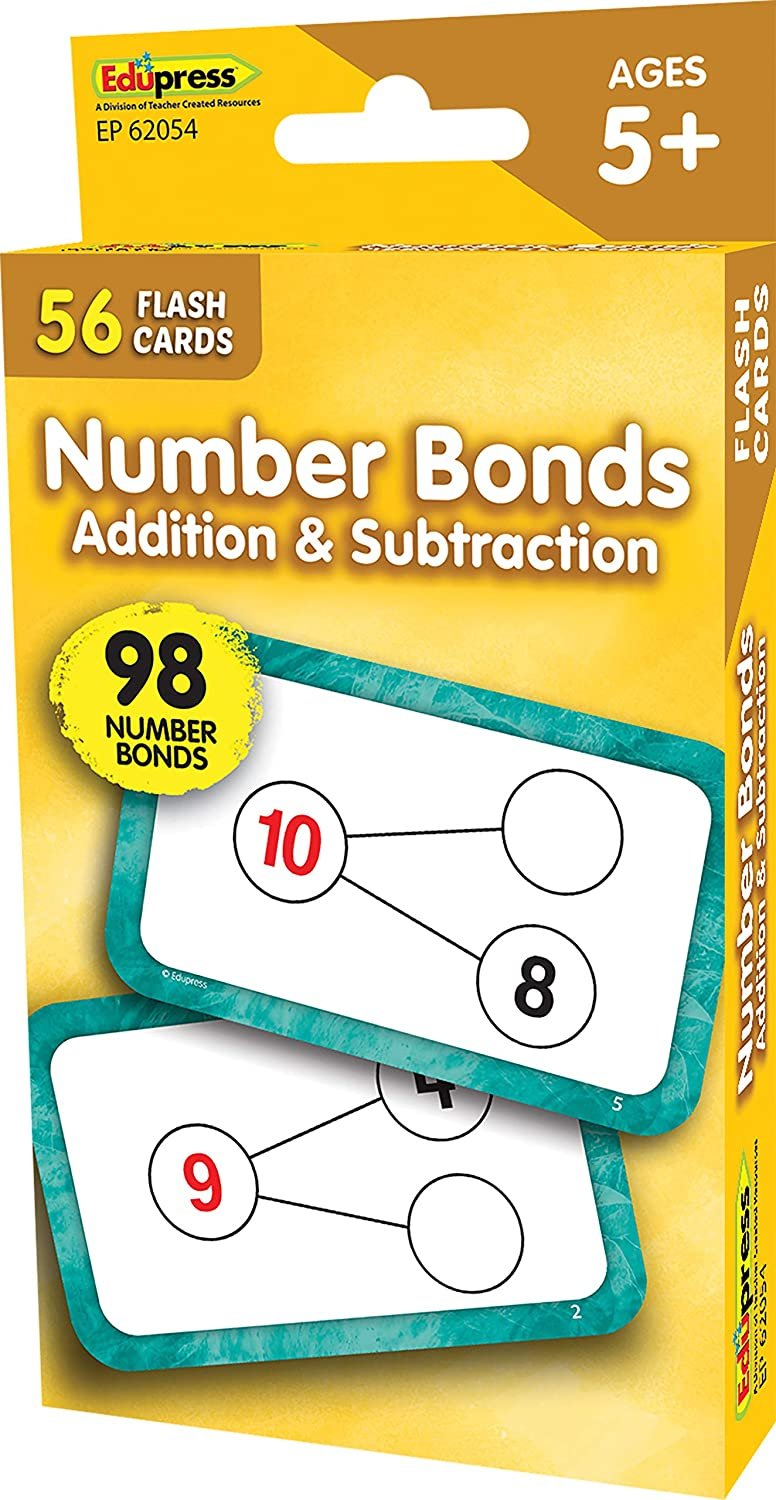 Edupress Flash Cards Number Bonds Addition & Subtraction  Ages 5 and up