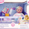 Kidoozie Lullaby Baby Playset - Soft Body Doll and Crib