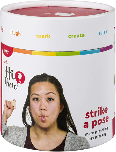 Hi There Strike a Pose Game Yoga Party Game