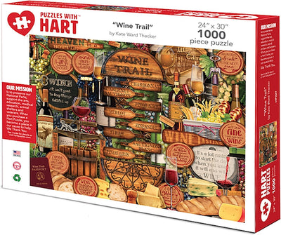 Hart Puzzles - Wine Trail by Kate Ward Thacker