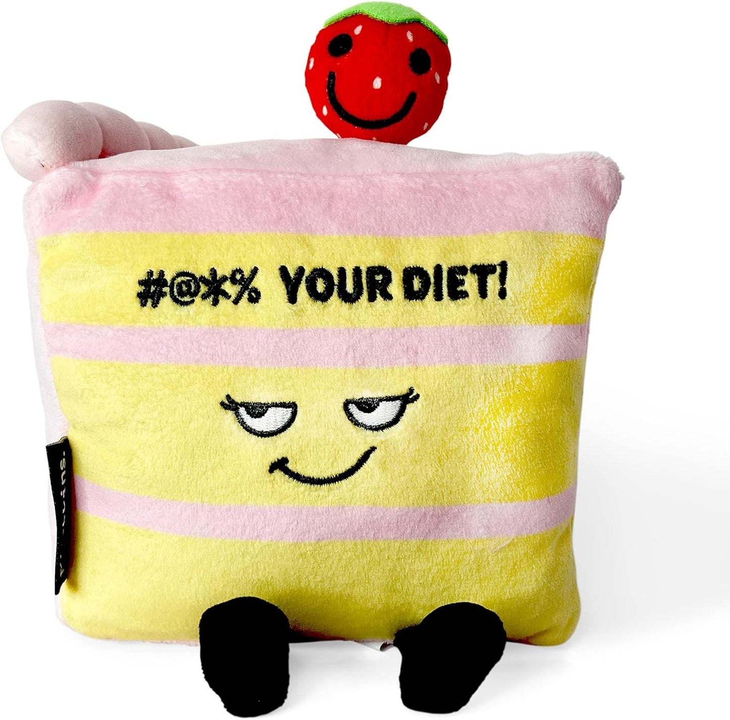 Punchkins - "#@*%" Your Diet Cake Slice Plushie