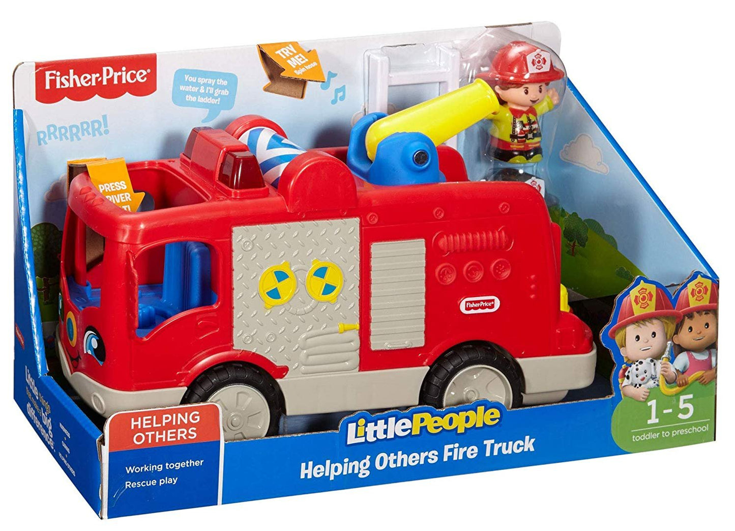 Fisher Price Little People Helping Others Fire Truck