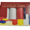 Classic Games 200 Plastic Poker Chips