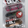 Tech Deck Heart Supply Fingerboard 4 Pack Flip