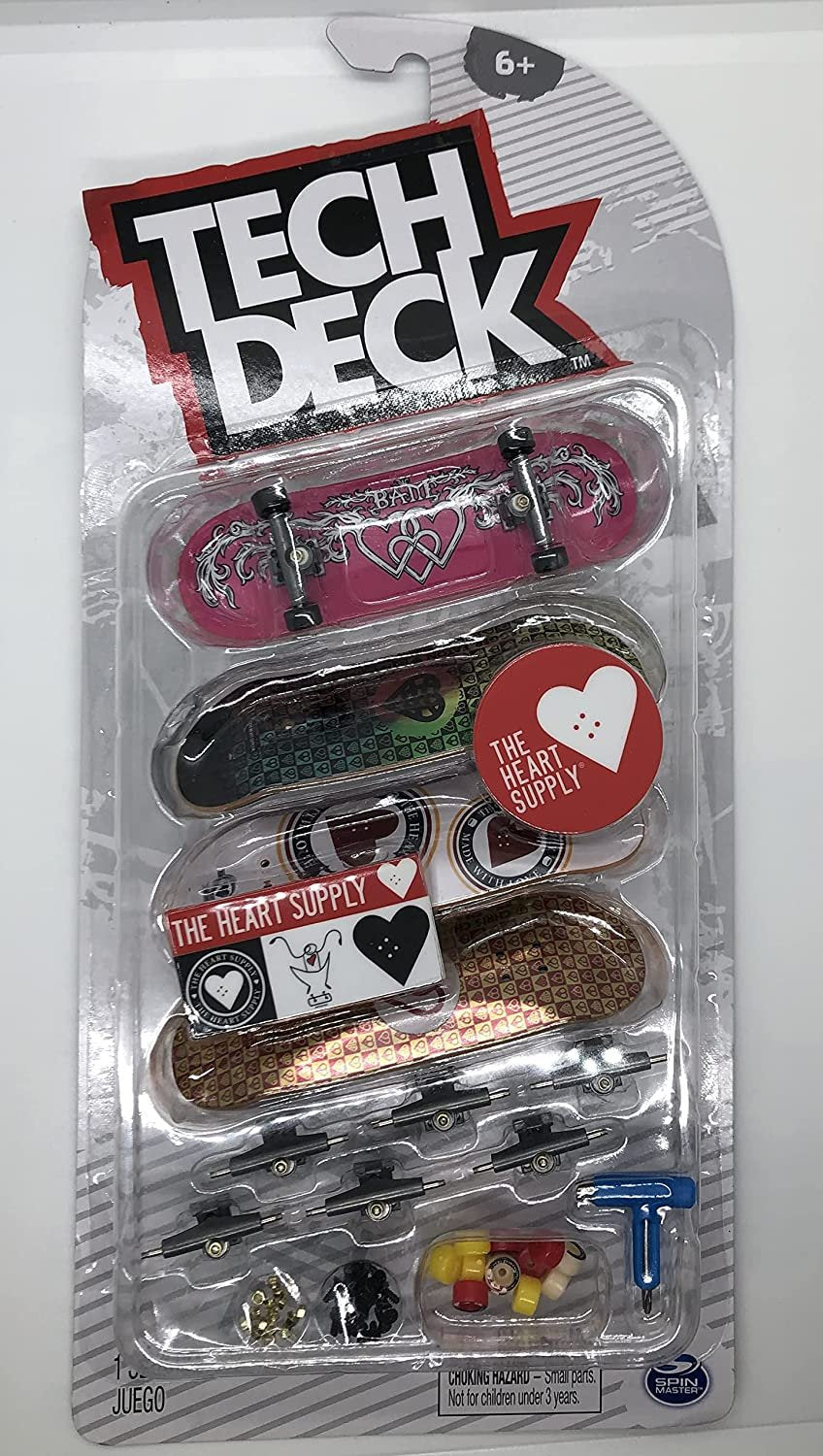 Tech Deck Heart Supply Fingerboard 4 Pack Flip