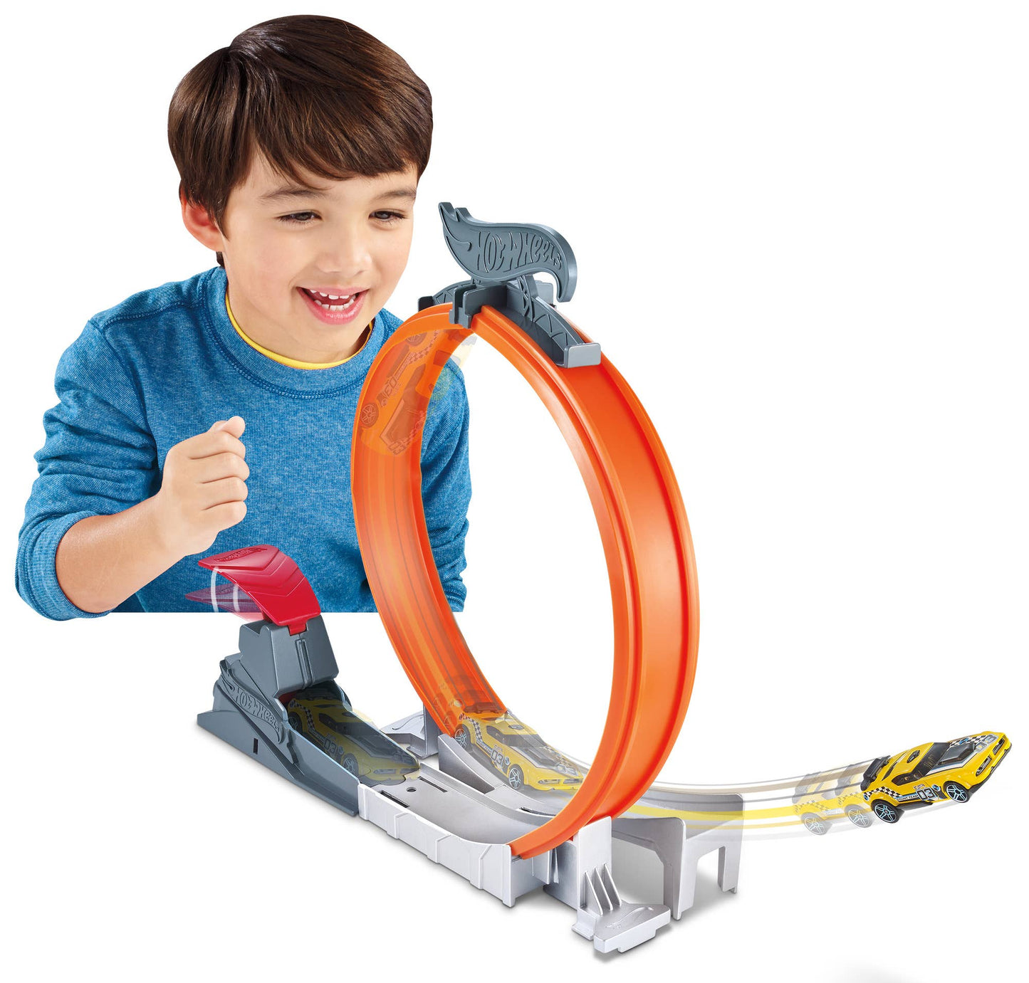 Toysmith - Mattel Hot Wheels Classic Stunt Set  Vertical Power Launch