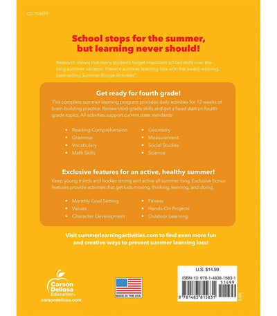 Carson Dellosa Education - Summer Bridge Activities®, Grades 3 - 4