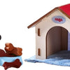 HABA Little Friends Dog Lucky with Doghouse & Wooden Bones