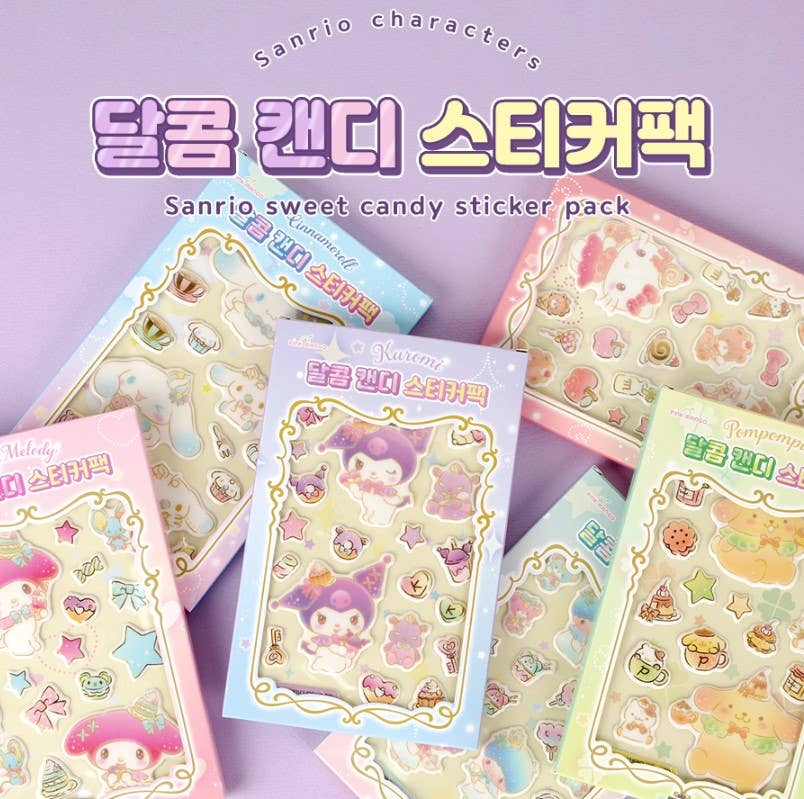 K-Wonderland - Sanrio Sweet Candy Rare Design Sticker Pack