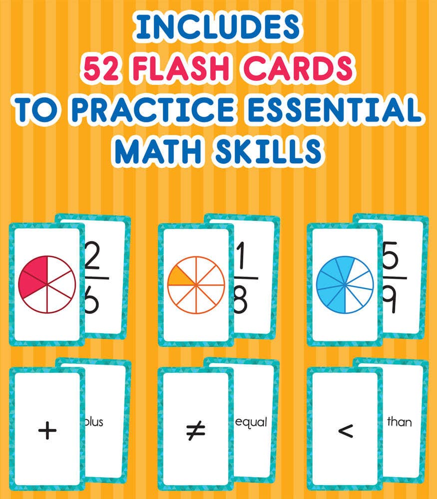 Carson Dellosa Education - Fractions Flash Cards