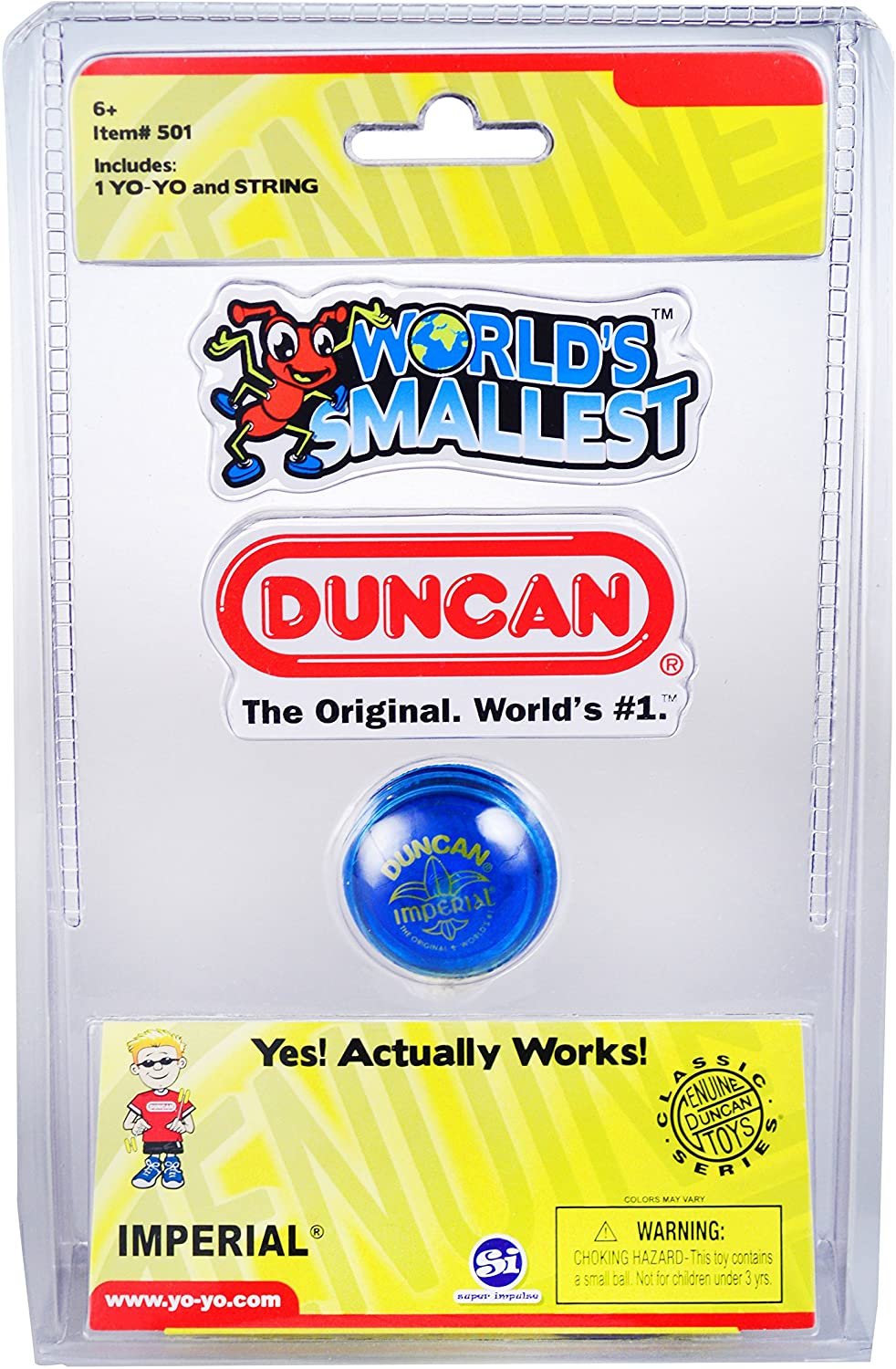 World's Smallest Duncan Imperial Yoyo