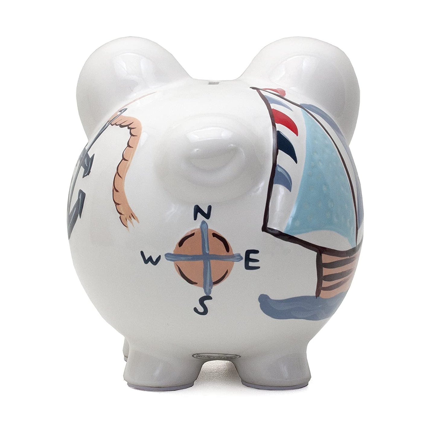 Child to Cherish Piggy Bank -- Nautical