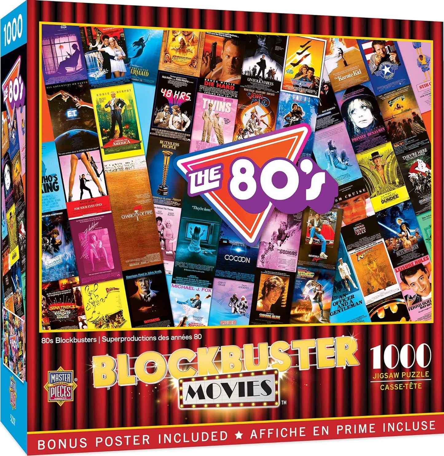 Master Pieces Blockbuster Movies of the 80's 1000 Pc Puzzle