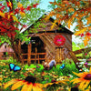 SunsOut 1000 Piece Autumn Red And Gold Puzzle