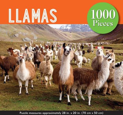 Peter Pauper Press 1000 Piece Llamas Puzzle