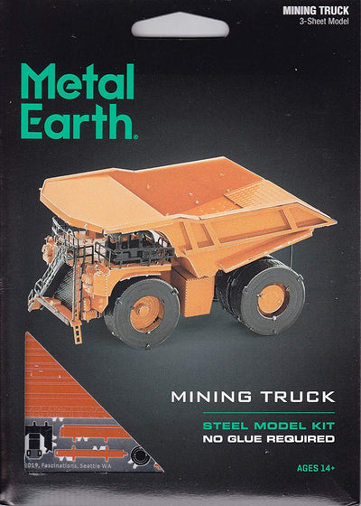 Metal Earth Construction Mining Truck
